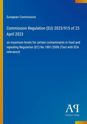 Commission Regulation (EU) 2023/915 of 25 April 2023