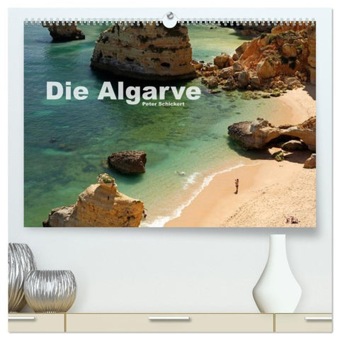 Die Algarve (hochwertiger Premium Wandkalender 2027 DIN A2 quer), Kunstdruck in Hochglanz