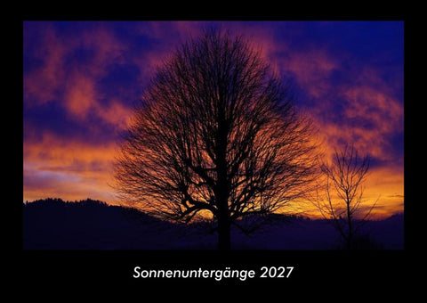 Sonnenuntergänge 2027 Fotokalender DIN A3