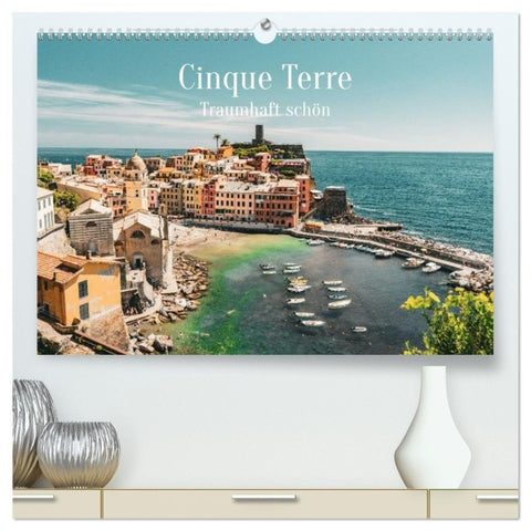 Cinque Terre - Traumhaft schön (hochwertiger Premium Wandkalender 2027 DIN A2 quer), Kunstdruck in Hochglanz