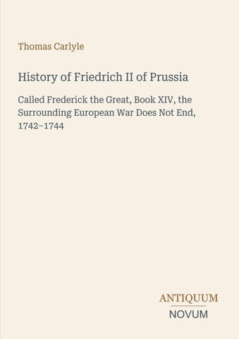 History of Friedrich II of Prussia