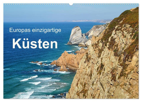 Europas einzigartige Küsten (Wandkalender 2027 DIN A2 quer), CALVENDO Monatskalender