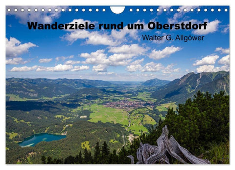Wanderziele rund um Oberstdorf (Wandkalender 2027 DIN A4 quer), CALVENDO Monatskalender