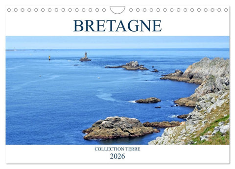 Collection Terre BRETAGNE (Calendrier mural 2026 DIN A4 vertical), CALVENDO calendrier mensuel