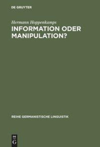 Information oder Manipulation?