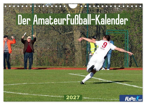 Der Amateurfußball-Kalender (Wandkalender 2027 DIN A4 quer), CALVENDO Monatskalender