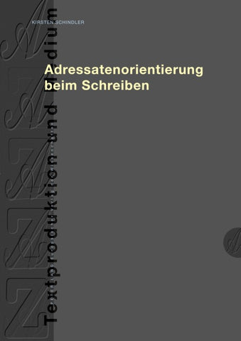 Adressatenorientierung beim Schreiben