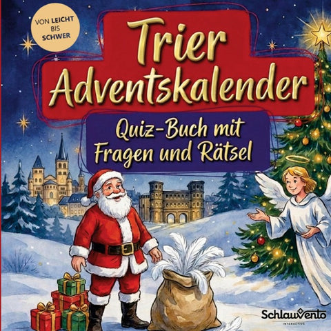 Trier-Adventskalender: Quiz-Buch mit Fragen und Rätsel