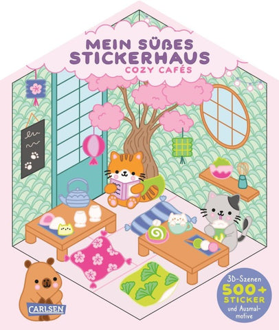 Mein süßes Stickerhaus: Cozy Cafés