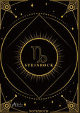 Edles Notizbuch Sternzeichen Steinbock | Designed by Alfred Herler