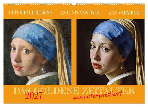 Das Goldene Zeitalter neu interpretiert (Wandkalender 2027 DIN A2 quer), CALVENDO Monatskalender