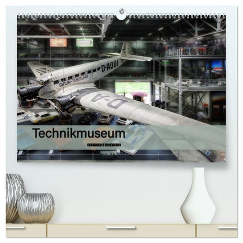 Technikmuseum Speyer & Sinsheim (hochwertiger Premium Wandkalender 2026 DIN A2 quer), Kunstdruck in Hochglanz