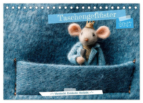Taschengeflüster (Tischkalender 2027 DIN A5 quer), CALVENDO Monatskalender