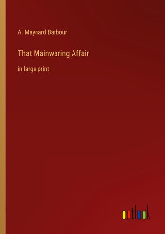 That Mainwaring Affair