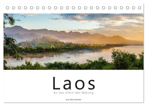 Laos - An den Ufern des Mekong (Tischkalender 2027 DIN A5 quer), CALVENDO Monatskalender