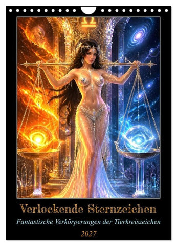 Verlockende Sternzeichen (Wandkalender 2027 DIN A4 hoch), CALVENDO Monatskalender