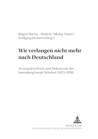 «Wir verlangen nicht mehr nach Deutschland»