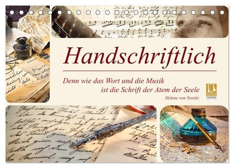 Handschriftlich (Tischkalender 2027 DIN A5 quer), CALVENDO Monatskalender