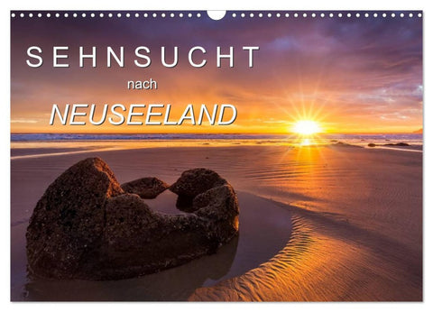 Sehnsucht nach Neuseeland (Wandkalender 2026 DIN A3 quer), CALVENDO Monatskalender