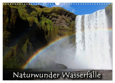 Naturwunder Wasserfälle (Wandkalender 2026 DIN A3 quer), CALVENDO Monatskalender
