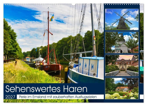 Sehenswertes Haren (Wandkalender 2027 DIN A2 quer), CALVENDO Monatskalender