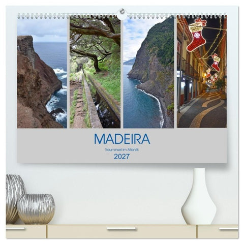 MADEIRA, Trauminsel im Atlantik (hochwertiger Premium Wandkalender 2027 DIN A2 quer), Kunstdruck in Hochglanz