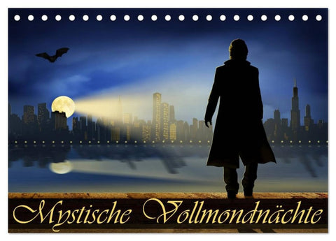 Mystische Vollmondnächte (Tischkalender 2026 DIN A5 quer), CALVENDO Monatskalender
