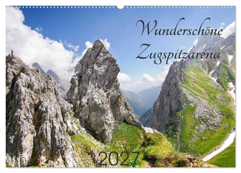 Wunderschöne Zugspitzarena (Wandkalender 2027 DIN A2 quer), CALVENDO Monatskalender