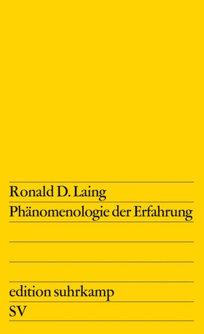 Phänomenologie der Erfahrung
