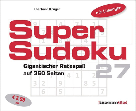 Supersudoku 27 (5 Exemplare à 3,99 €)