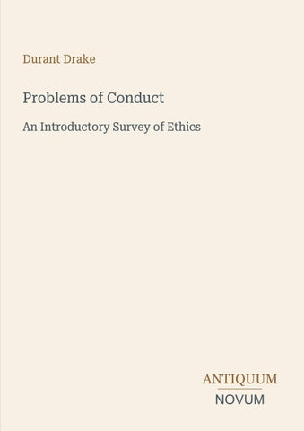Problems of Conduct