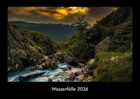 Wasserfälle 2026 Fotokalender DIN A3