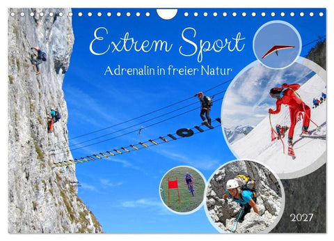Extrem Sport (Wandkalender 2027 DIN A4 quer), CALVENDO Monatskalender