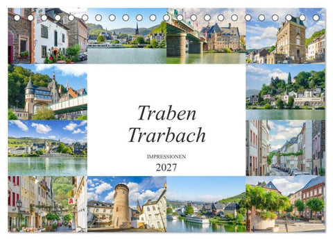 Traben Trarbach Impressionen (Tischkalender 2027 DIN A5 quer), CALVENDO Monatskalender
