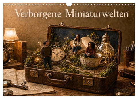 Verborgene Miniaturwelten (Wandkalender 2027 DIN A3 quer), CALVENDO Monatskalender