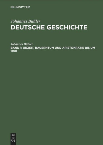 Urzeit, Bauerntum und Aristokratie bis um 1100