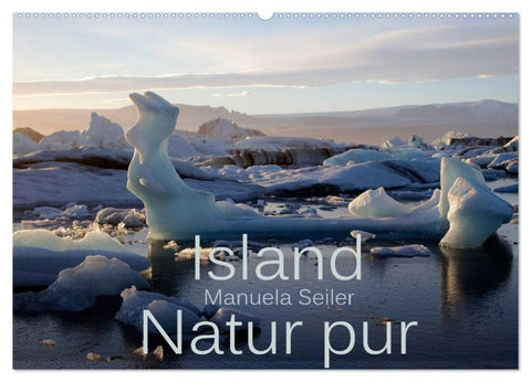 Island Natur pur (Wandkalender 2026 DIN A2 quer), CALVENDO Monatskalender