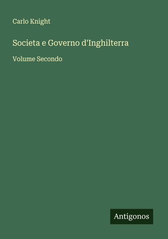 Societa e Governo d'Inghilterra
