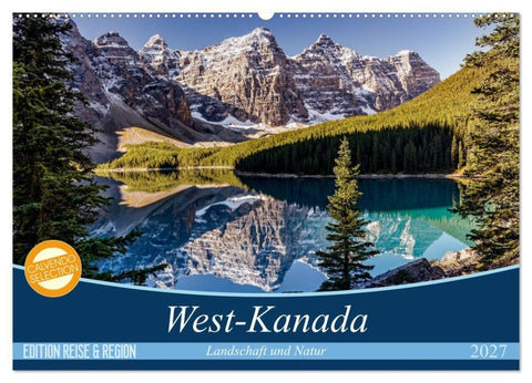 West-Kanada (Wandkalender 2027 DIN A2 quer), CALVENDO Monatskalender