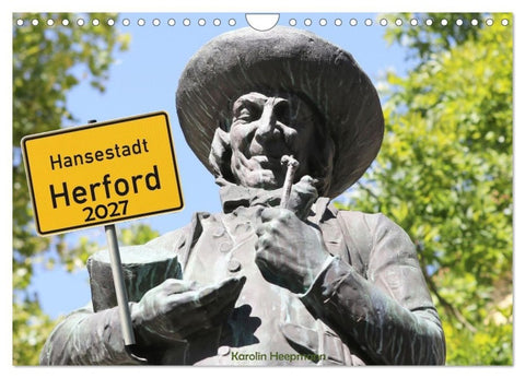 Hansestadt Herford (Wandkalender 2027 DIN A4 quer), CALVENDO Monatskalender