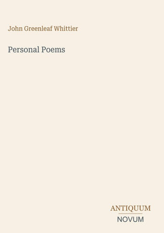 Personal Poems