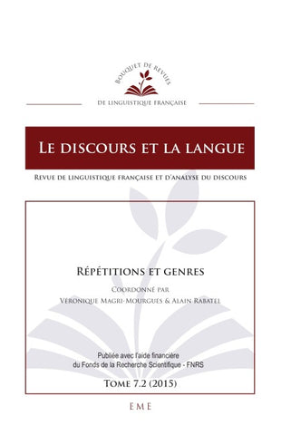 Répétitions et genres