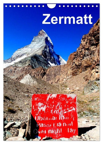 Zermatt (Wandkalender 2027 DIN A4 hoch), CALVENDO Monatskalender