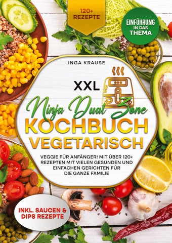 XXL Ninja Dual Zone Kochbuch Vegetarisch
