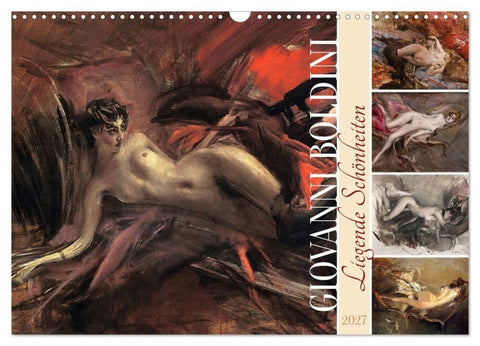Liegende Schönheiten (Wandkalender 2027 DIN A3 quer), CALVENDO Monatskalender