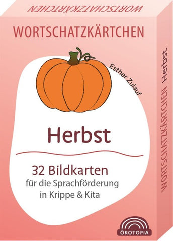 Wortschatzkärtchen: Herbst
