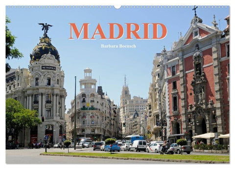 Madrid (Wandkalender 2027 DIN A2 quer), CALVENDO Monatskalender
