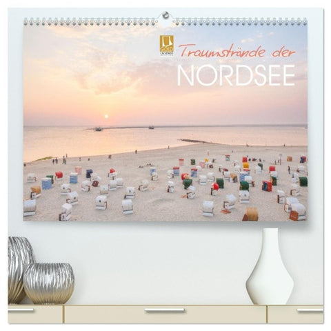 Traumstrände der Nordsee (hochwertiger Premium Wandkalender 2027 DIN A2 quer), Kunstdruck in Hochglanz