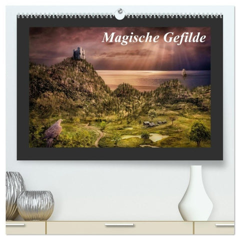 Magische Gefilde (hochwertiger Premium Wandkalender 2027 DIN A2 quer), Kunstdruck in Hochglanz