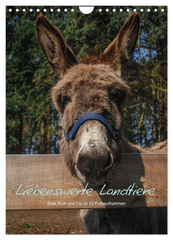 Liebenswerte Landtiere (Wandkalender 2027 DIN A4 hoch), CALVENDO Monatskalender